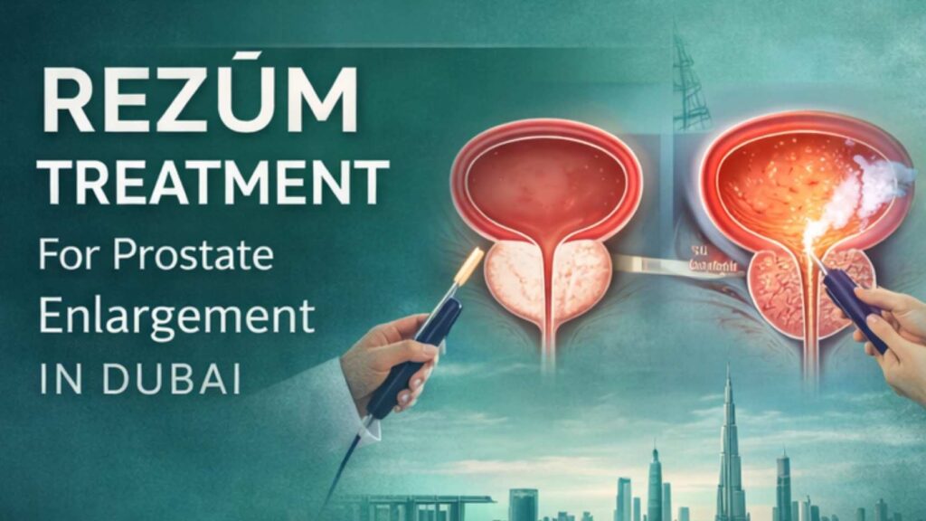 Rezum treatment for prostate enlargement Dubai using water vapor therapy