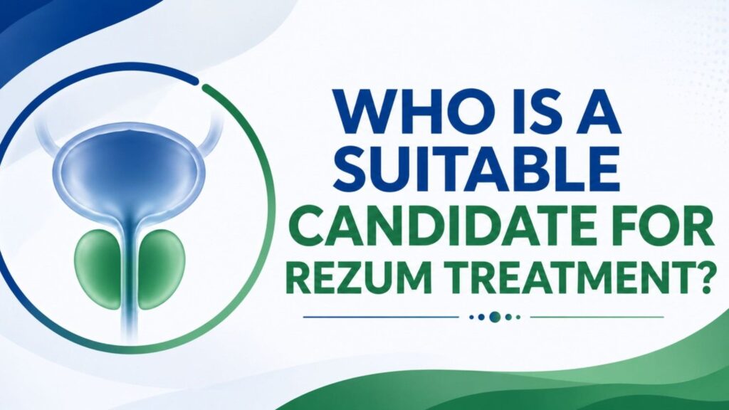 WHO IS A SUITABLE CANDIDATE FOR REZUM TREATMENT? Rezum therapy for enlarged prostate and BPH